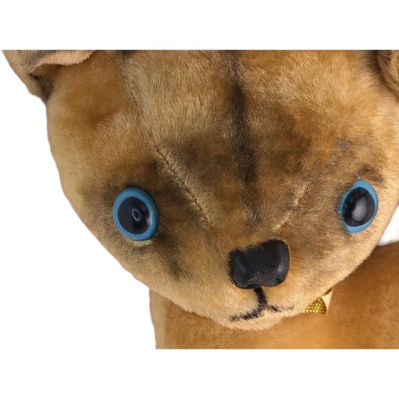 1950s Knickerbocker Siamese Cat Plush Stuffed Animal KT Pet Vintage Toys (Flaw) - Picture 3 of 16